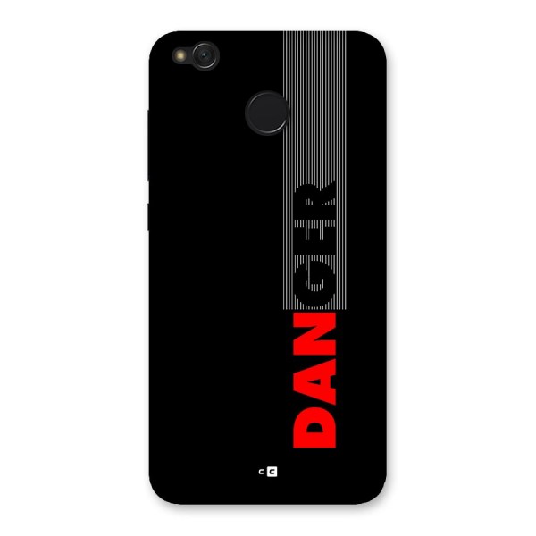 Vertical Danger Back Case for Redmi 4