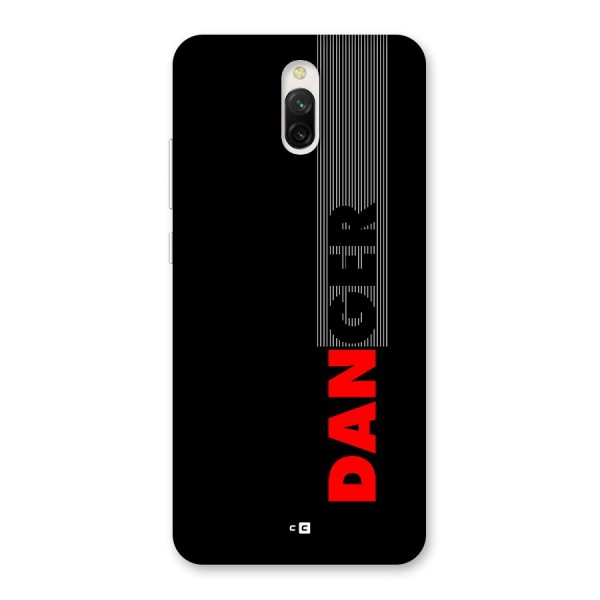 Vertical Danger Back Case for Redmi 8A Dual