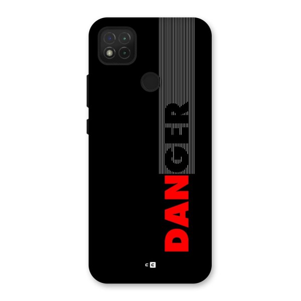 Vertical Danger Back Case for Redmi 9