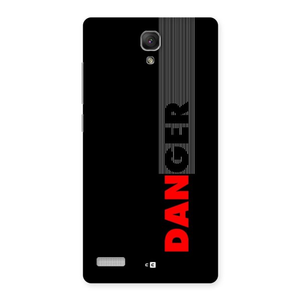 Vertical Danger Back Case for Redmi Note