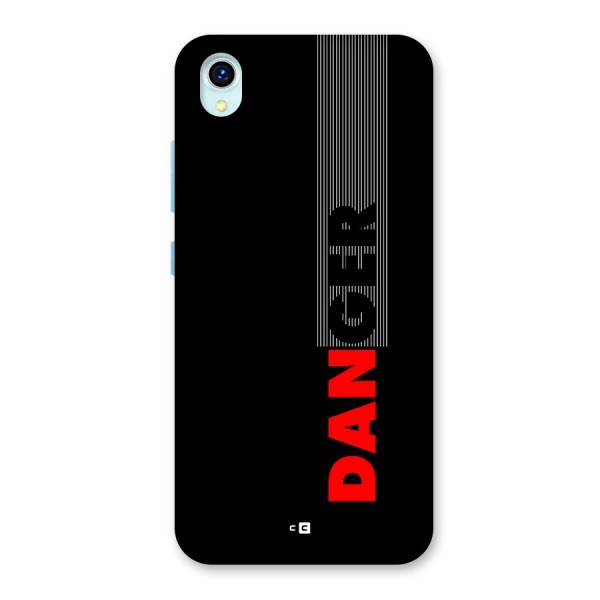 Vertical Danger Back Case for Vivo Y1s