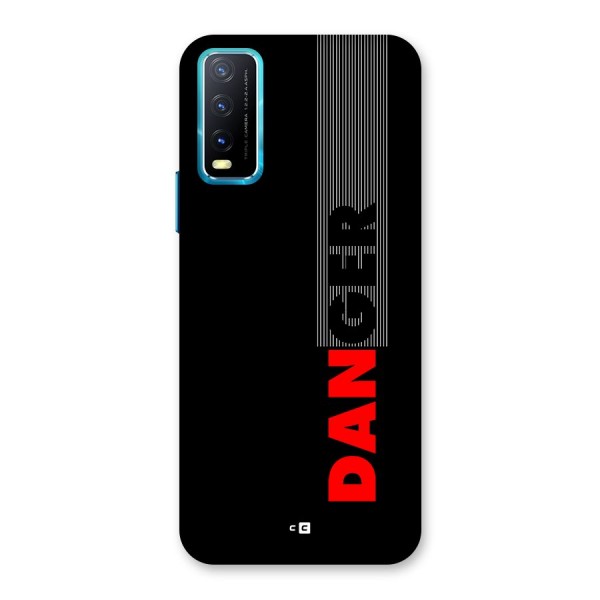 Vertical Danger Back Case for Vivo Y20s