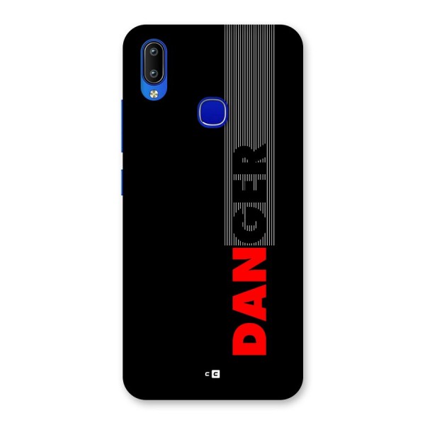 Vertical Danger Back Case for Vivo Y91