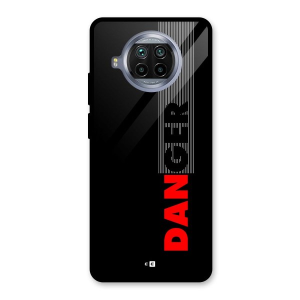 Vertical Danger Glass Back Case for Mi 10i