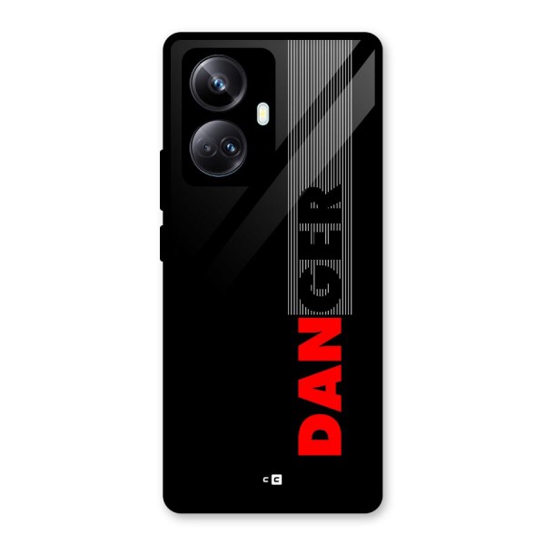 Vertical Danger Glass Back Case for Realme 10 Pro Plus