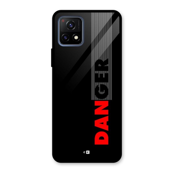 Vertical Danger Glass Back Case for Vivo Y72 5G