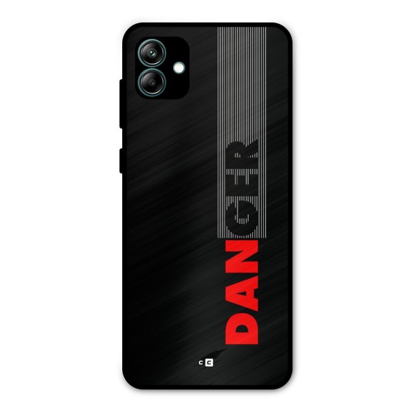 Vertical Danger Metal Back Case for Galaxy A04