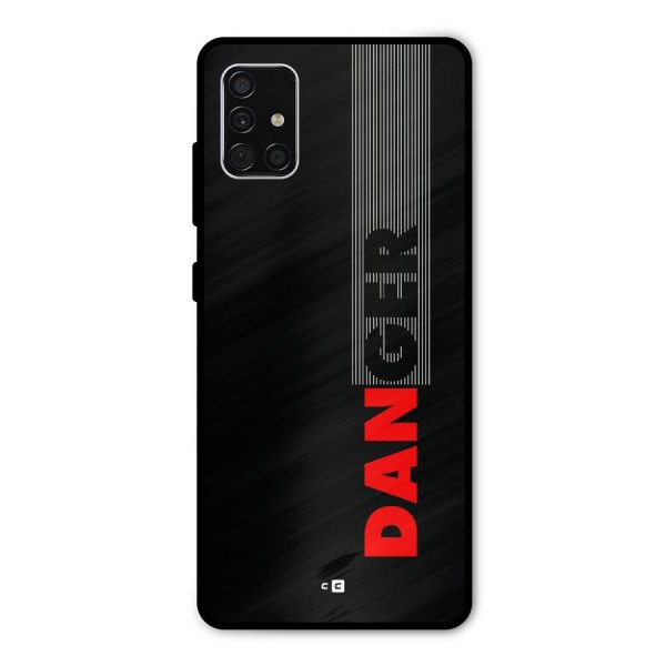 Vertical Danger Metal Back Case for Galaxy A51