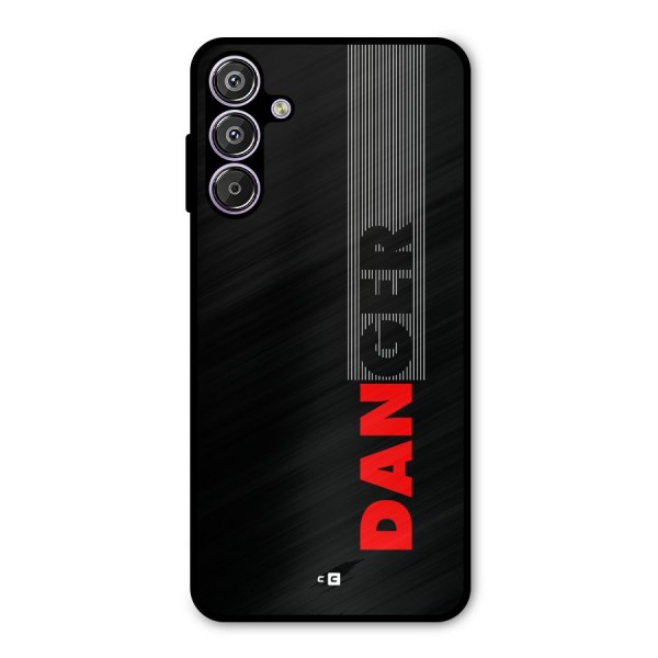 Vertical Danger Metal Back Case for Galaxy F15