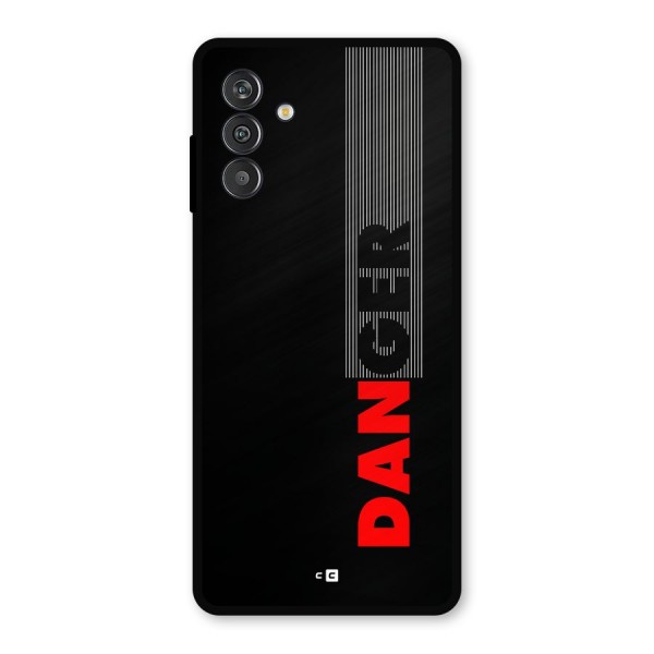 Vertical Danger Metal Back Case for Galaxy M13