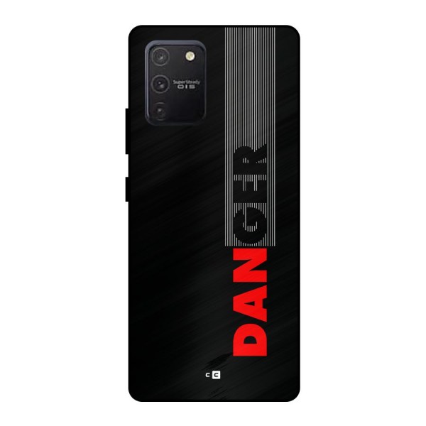 Vertical Danger Metal Back Case for Galaxy S10 Lite