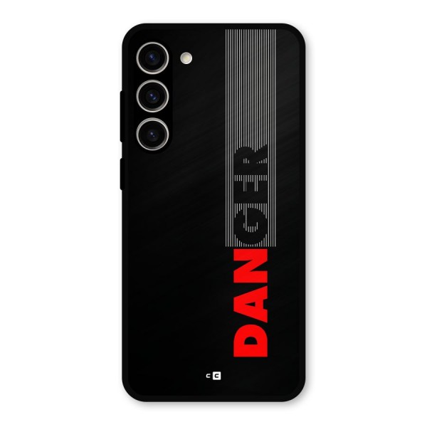 Vertical Danger Metal Back Case for Galaxy S23 Plus