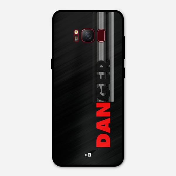 Vertical Danger Metal Back Case for Galaxy S8