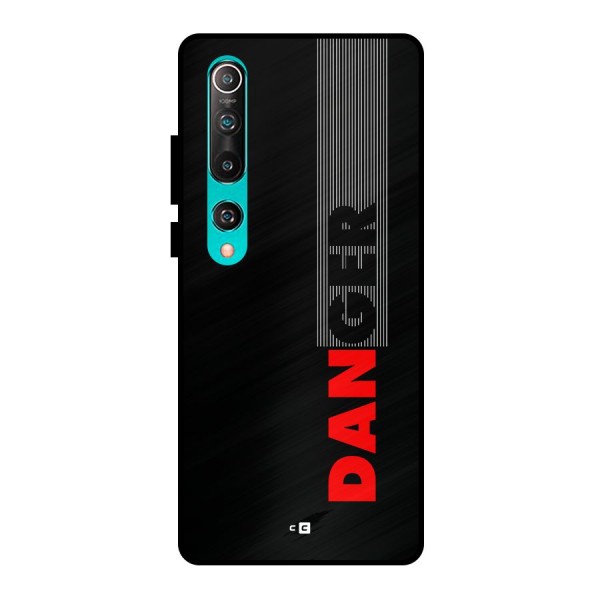 Vertical Danger Metal Back Case for Mi 10