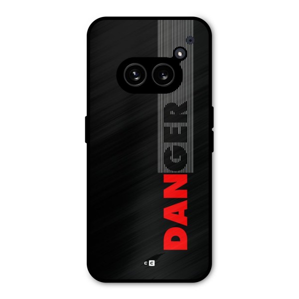 Vertical Danger Metal Back Case for Nothing Phone 2a