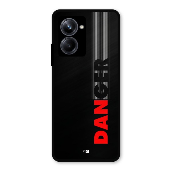 Vertical Danger Metal Back Case for Realme 10 Pro