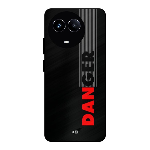 Vertical Danger Metal Back Case for Realme 11X