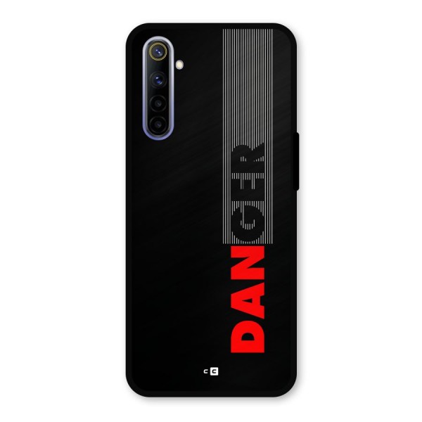 Vertical Danger Metal Back Case for Realme 6