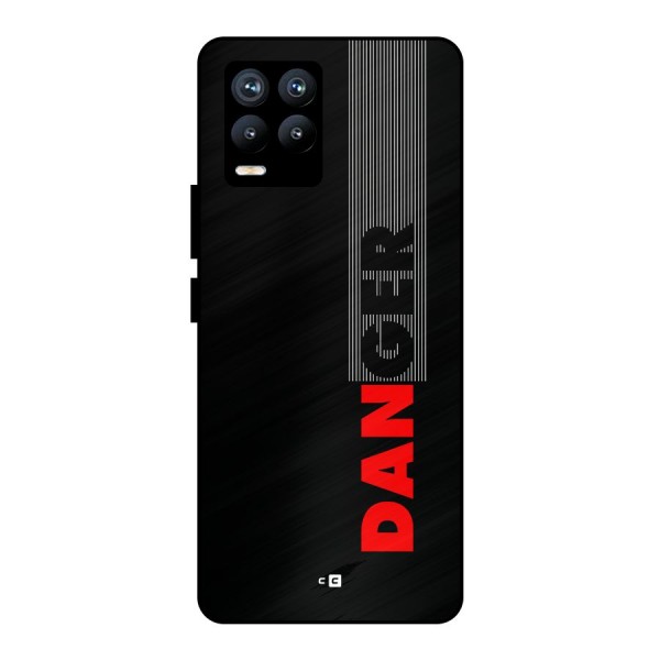 Vertical Danger Metal Back Case for Realme 8