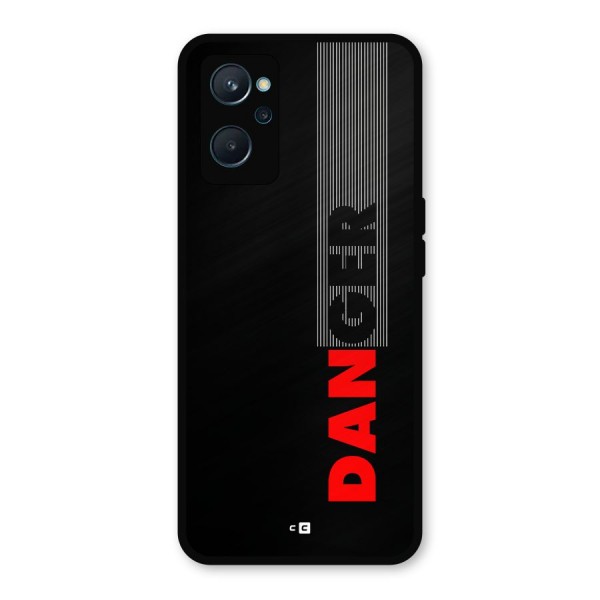 Vertical Danger Metal Back Case for Realme 9i