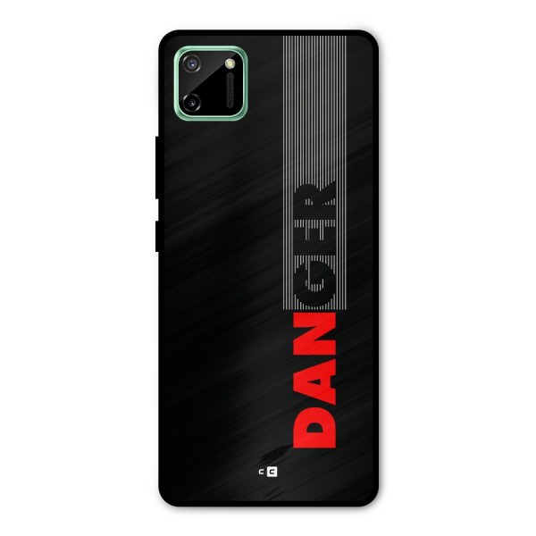 Vertical Danger Metal Back Case for Realme C11