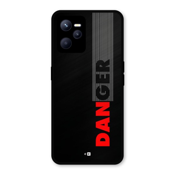 Vertical Danger Metal Back Case for Realme C35