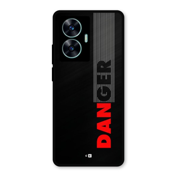 Vertical Danger Metal Back Case for Realme C55