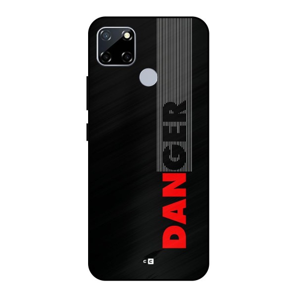 Vertical Danger Metal Back Case for Realme Narzo 20