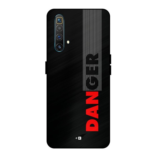 Vertical Danger Metal Back Case for Realme X3 SuperZoom