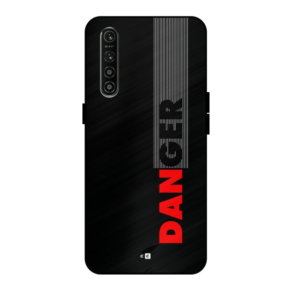 Vertical Danger Metal Back Case for Realme XT