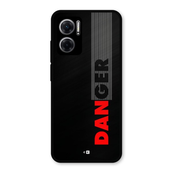 Vertical Danger Metal Back Case for Redmi 11 Prime 5G