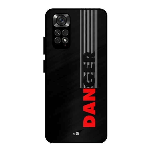 Vertical Danger Metal Back Case for Redmi Note 11 Pro