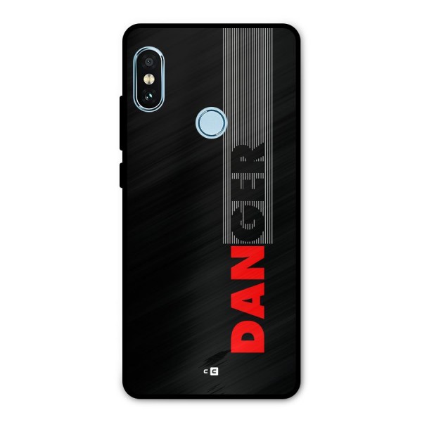 Vertical Danger Metal Back Case for Redmi Note 5 Pro