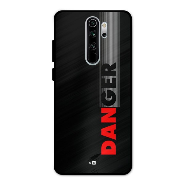 Vertical Danger Metal Back Case for Redmi Note 8 Pro