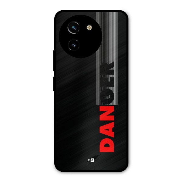 Vertical Danger Metal Back Case for Vivo T3x