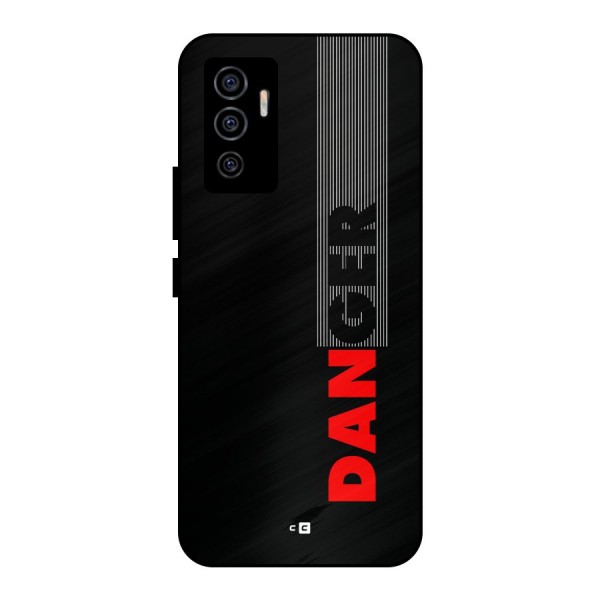 Vertical Danger Metal Back Case for Vivo V23e