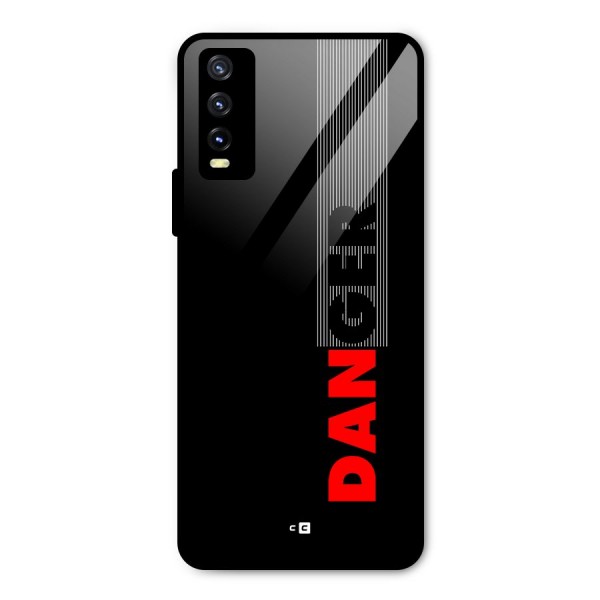 Vertical Danger Metal Back Case for Vivo Y20 2021