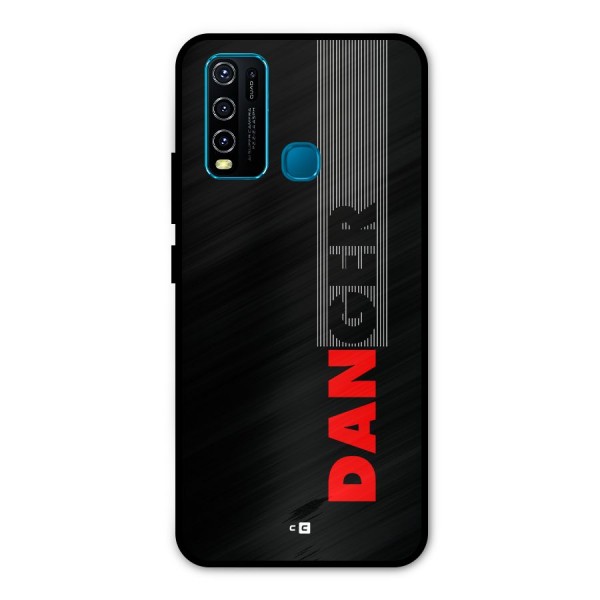 Vertical Danger Metal Back Case for Vivo Y30