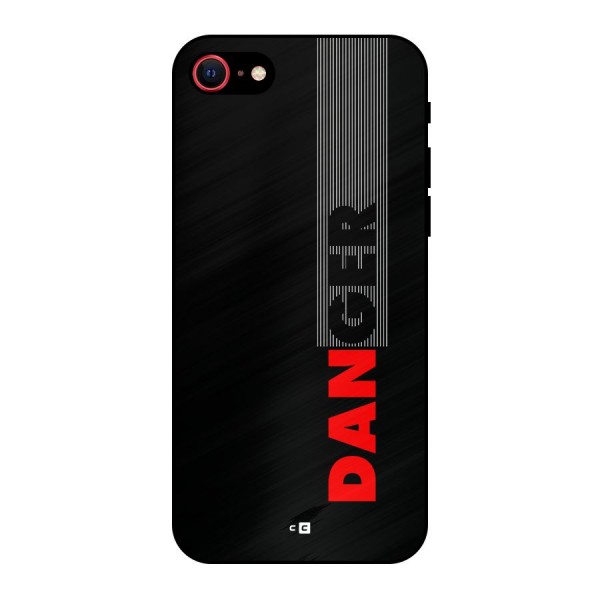 Vertical Danger Metal Back Case for iPhone 7