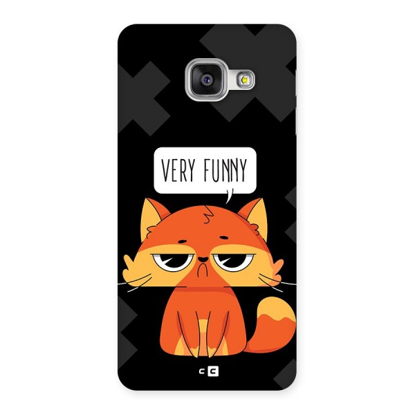 Very Funny Cat Back Case for Galaxy A3 (2016)