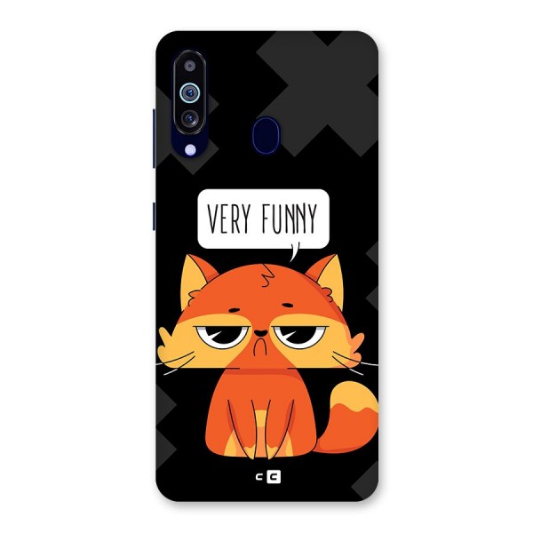 Very Funny Cat Back Case for Galaxy A60