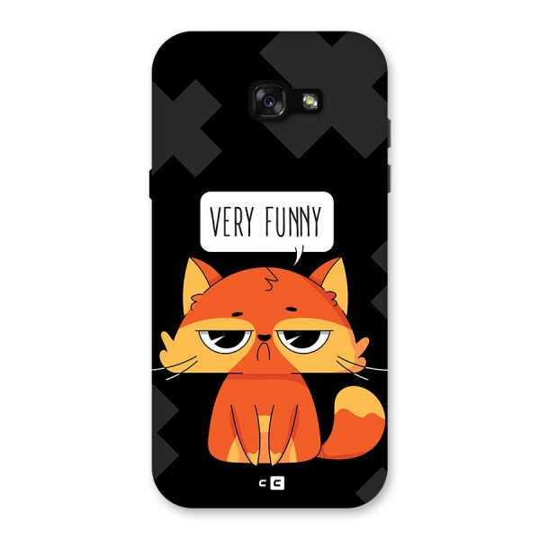 Very Funny Cat Back Case for Galaxy A7 (2017)