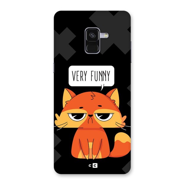 Very Funny Cat Back Case for Galaxy A8 Plus