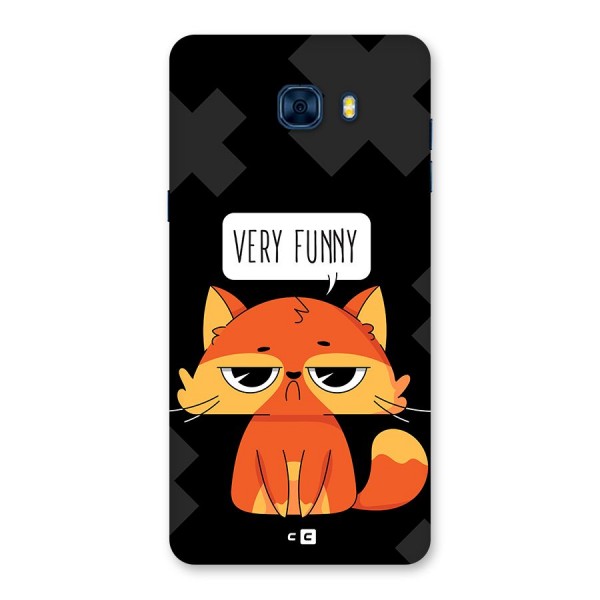 Very Funny Cat Back Case for Galaxy C7 Pro