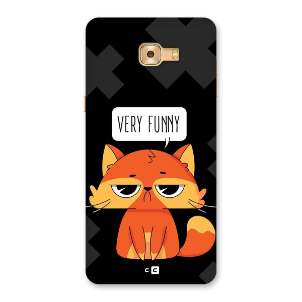 Very Funny Cat Back Case for Galaxy C9 Pro