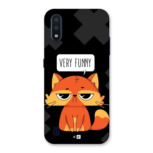 Very Funny Cat Back Case for Galaxy M01