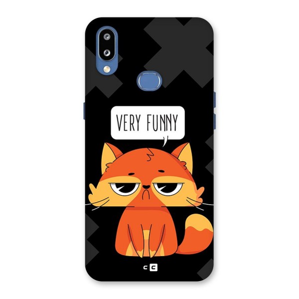 Very Funny Cat Back Case for Galaxy M01s