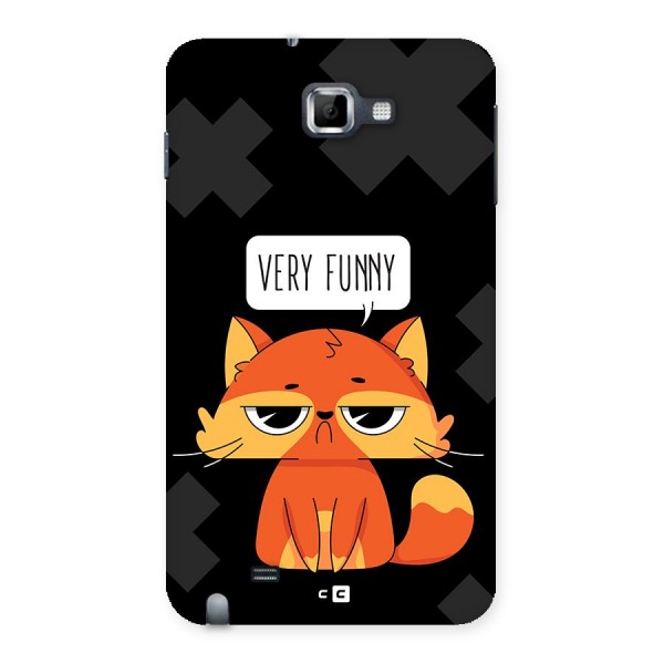 Very Funny Cat Back Case for Galaxy Note