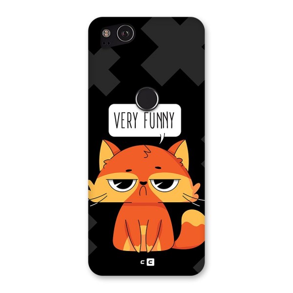 Very Funny Cat Back Case for Google Pixel 2