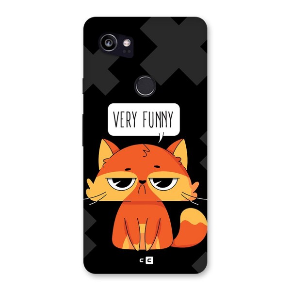 Very Funny Cat Back Case for Google Pixel 2 XL